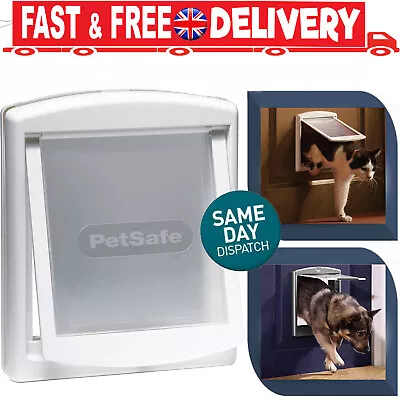 £12.59 • Buy Small White PetSafe Staywell Original 2 Way Pet Door Cat Or Dog Locking Flap