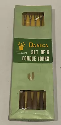 Vintage Danica Fondue Forks Fork Pokers Set • $0.99