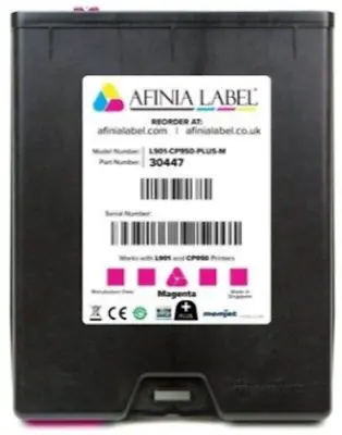 Afinia L901/CP950 Plus VersaPass N Magenta Memjet Ink Cartride 250 Ml 26716 • $225