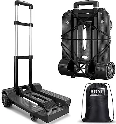 Tomser Folding Hand Truck 4 Wheel-rotate 360 Lbs Heavy Duty Solid Constructio... • $58.95