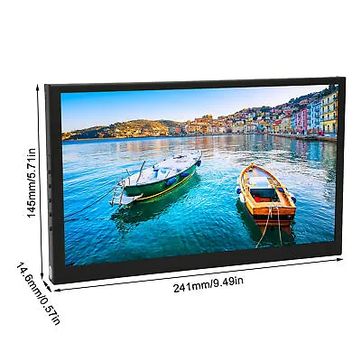 10.1 Inch Touchscreen Monitor 1024x600 HD Resolution Portable Monitor Dual • £78.72