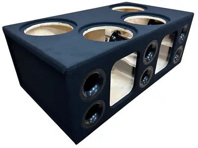 Custom Ported Sub Enclosure Subwoofer Box For 4 12  Subs - 32 Hz ~ 8 CF Net • $589.95