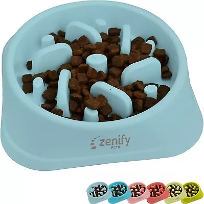 Zenify Dog Bowl Slow Feeder-Large 500ml Healthy Eating Pet Interactive Feeder • $25.99