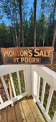Vintage Morton Salt Sign • $125