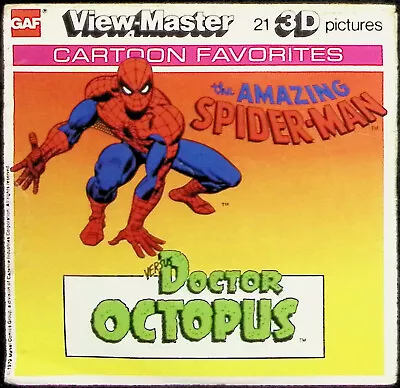 The Amazing Spider-Man Vs Doctor Octopus 3d View-Master 3 Reel Packet - Marvel • $19.99