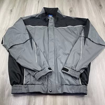 MIZUNO IMPERMALITE WATERPROOF Full Zip Jacket Snap Off Sleeves Mens M Medium • $31.45