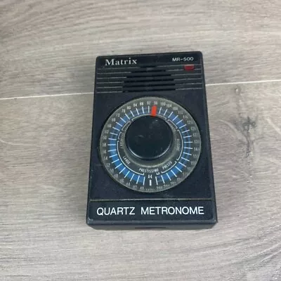 Matrix MR-500 Quartz Metronome With Flashing Light - Works • $12