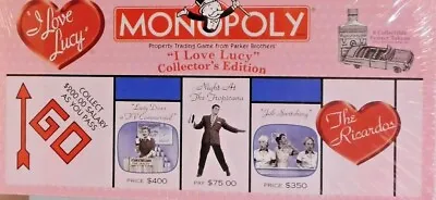 I Love Lucy Monopoly Game 50th Anniversary Collector Edition NEW IN BOX SEALED • $65