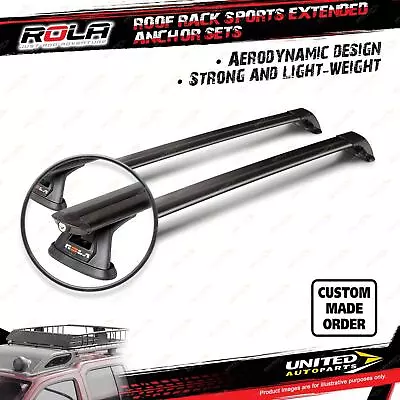 2 Rola 1250mm Sports Extended Roof Rack Bar For Land Rover Discovery 4 APEX155-2 • $479.95