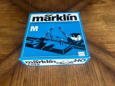 MARKLIN H0 - 7192 - AUTOMATIC LEVEL CROSSING - M Track - Very Good - In Box • $40