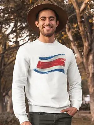 $28.99 • Buy Costa Rica Flag Sketch Men's Sweatshirt -Image By Shutterstock