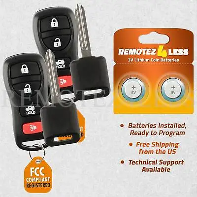 2 For 2003 2004 2005 2006 Infiniti G35 Keyless Entry Remote Fob Car Key • $12.95