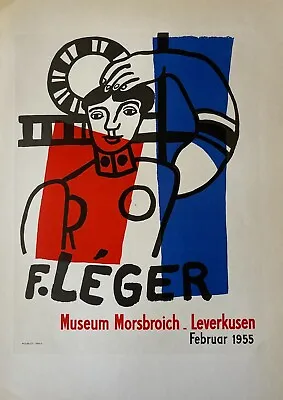 Fernand Léger - Antique Lithograph Created: 1959 Mourlot Studios Paris France • $25