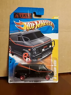 Hot Wheels 2011 New Models #39/50 A Team Black GMC Van #39/244 • $12.99