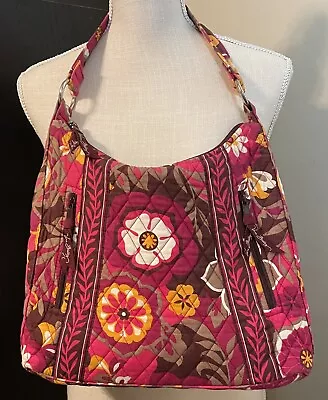 NEW~Vera Bradley~”Carnaby” Retired Pattern Shoulder Bag Purse~2 Front Zip Pocket • $19.90