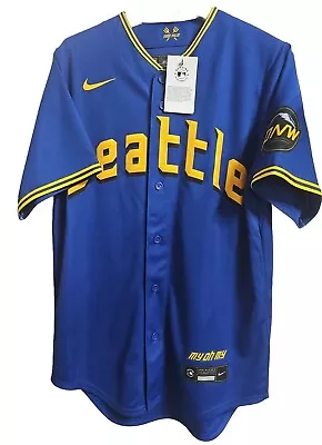 New Nike Seattle Mariners 2023 City Connect Royal Blue Jersey Size XLarge  • $99