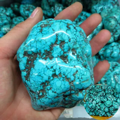 £3.79 • Buy Crystal 1Pc  Turquoise Stone  Natural  Tumbled   Mineral  20-35mm  Reiki