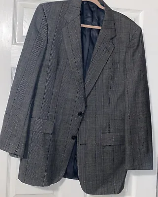 Vintage Christian Dior Monsieur Plaid Men Blazer Size 40L • $29