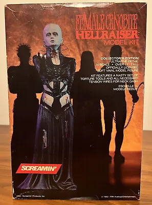 HELLRAISER FEMALE CENOBITE Figure Model Kit SCREAMIN’ Collector’s Edition (New) • £300