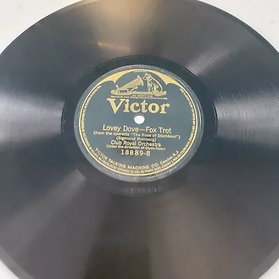 Clyde Doerr Orchestra 78 Rpm VICTOR 18889 Lovey Dove 1922 Jazz V+ • $15