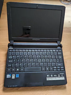 Emachines Em350 Netbook 2gb Ram 60gb SSD 10.1  NO CHARGER Win10 • £10