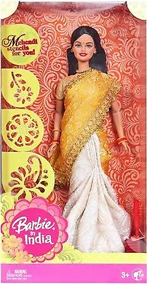 $58 • Buy Barbie In India Gift Pack Traditional Dressed Doll ( Color & Design May Vary)