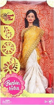 $58 • Buy Barbie In India Gift Pack Traditional Dressed Doll ( Color & Design May Vary)