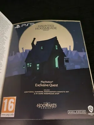  PS5 Hogwarts Legacy The Haunted Hogsmeade Shop DLC - EUROPE VERSION • $12