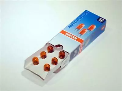 £12.64 • Buy 10x Osram WY5W 2827 12V 5W Side Indicator Lamp Indicator Flashing Light Orange