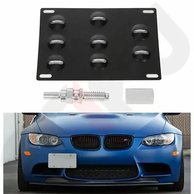 For Bmw 328I 528I E39 E46 E90 X5 X6 Bumper Tow Hook License Plate Mount Bracket • $14.99