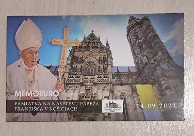 0 MEMO EURO Pope Francis 2018. UNC • $20