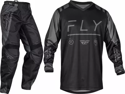 FLY Racing 2024 F-16 Offroad Motocross Jersey Pant Combo Black/Charcoal • $119.90