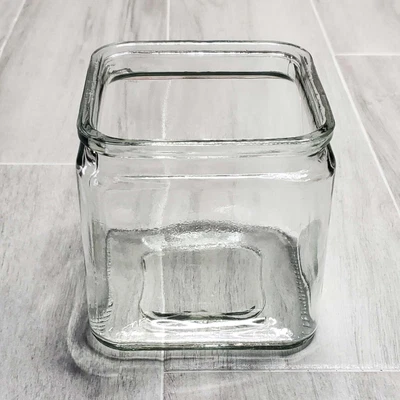 £8.85 • Buy Glass Cube Clear Vase 4.5  X 4.5  X 4.5  Square Flower Centerpiece Art Craft