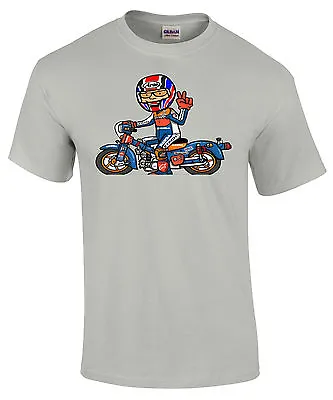 Honda Cub Repsol Racing C90/C70/C50 Style  Motorcycle Printed T Shirt In 6 Sizes • £15.49