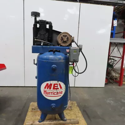 MEI Hurricane 7.5HP 80 Gallon Vertical Single Stage Air Compressor 132PSI 3PH • $1099.99