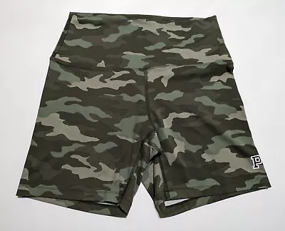 Pink Victoria Secret Ultimate High Waist Bike Shorts Womens M Medium Green Camo • $7.90