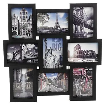 9 Photo Frame Picture Gallery Collage Wall Art Multi Aperture Display Decoration • £21.99