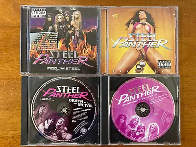 4 Steel Panther CD Lot - Balls Out Feel Steel Death To All But Metal Community • $49.99