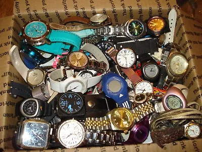 Rare 12 LB Watch Box Lot Nike Bell Ross Limit Casio Seiko Swiss Gold Fossil Time • $61