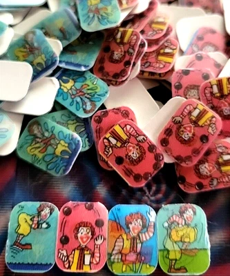 $99.99 • Buy HUGE LOT My Inventory/ 1960'S VARI VUE MCDONALDS RING INSERTS NOS 300+-60 Sets+