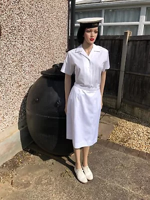 £90 • Buy Repro Summer Tropical WW2 WRNS  Wren Rating Uniform. Size 12