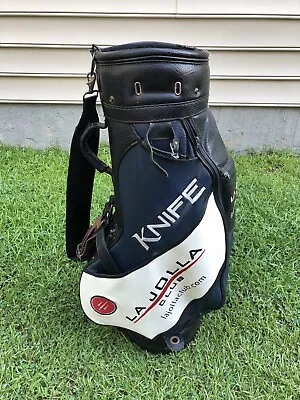 Knife La Jolla Club Vintage Staff Golf Bag/6-Divider/With Rain Cover • $59.99