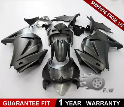 Matt Black Fairing Kit ABS Body For 2008-2012 KAWASAKI NINJA 250R Ninja250 EX250 • $299.88