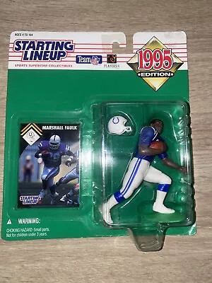 NFL Starting Lineup SLU Marshall Faulk Action Figure Indianapolis Colts 1995 • $13