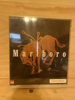 MARLBORO CIGARETTE PACK DISPLAY CASE 3 SHELF Circa 2000 Horse Advertisement Rare • $200