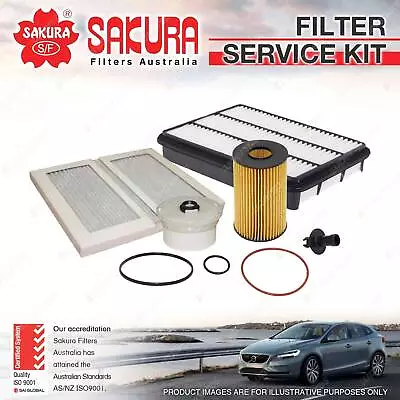 Sakura Oil Air Fuel Cabin Filter Kit For Toyota Landcruiser VDJ76R VDJ78R VDJ79R • $72.96