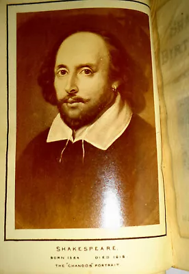 1881 Shakespeare Birthday Book By Mary Dunbar - With 13 Tipped-in Albumen Photos • $60