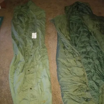 Military Sleeping Bag Down Filled  Inc  Cover  Mummy Type   No Daddy • $55