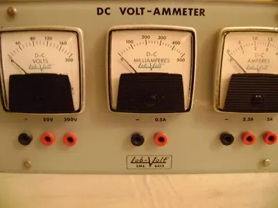 LabVolt EMS 8412 DC Volt/Ammeter Electrical Mechanical Industrial Trainer • $69.92