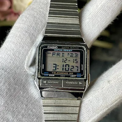 Vintage Casio Data Bank Digital Men's Watch DB-300 • $175